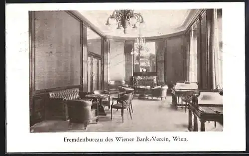 AK Wien I, Fremdenbureau des Wiener Bank-Verein