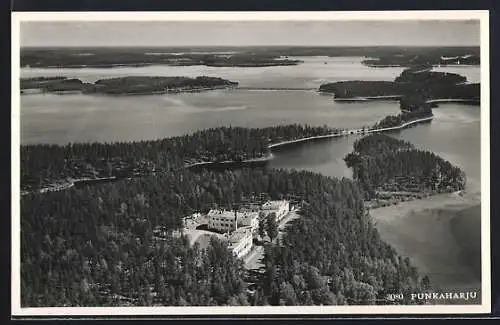 AK Punkaharju, Panomara der Seenkette mit Osern