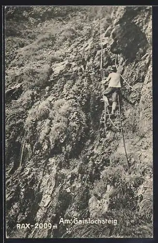 AK Rax, Bergsteiger am Gaislochsteig