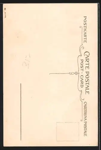 AK Junger Mann mit Frack und Zylinder