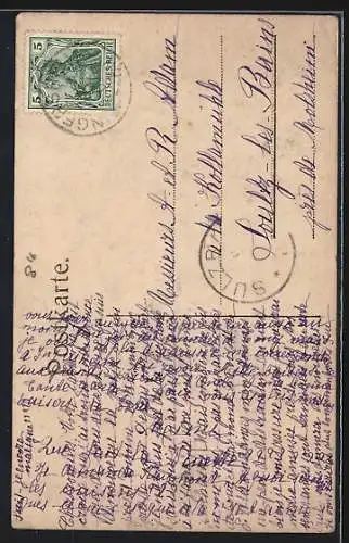 AK Kleinkind mit einer Flasche Sirolin