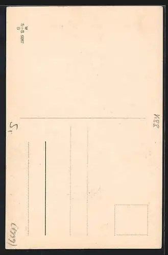 AK Bub oder Mädel, Kind mit Kleidungsstücken