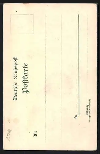 Lithographie Matterhorn, Reklame Nestle`s Kindermerhl