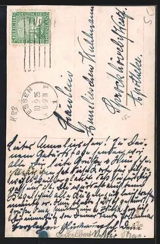 AK Kegeln, Ein Haupttreffer, Alle Neune und kleiner Junge sind gefallen