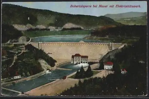 AK Mauer, Bobertalsperre mit Elektrizitätswerk