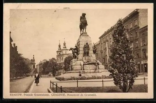 AK Krakow, Pomnik Grunwaldzki