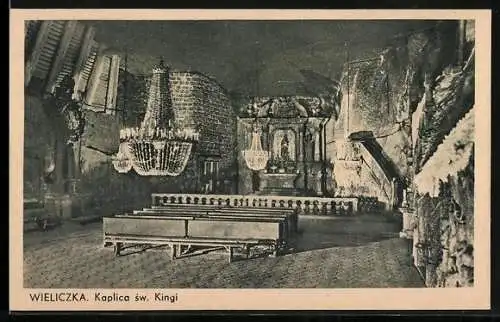 AK Wieliczka, Kaplica sw, Kingi