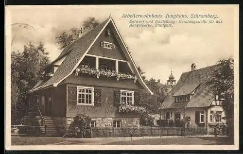 AK Schramberg, Bauausstellung 1908, Arbeiterwohnhaus Junghans