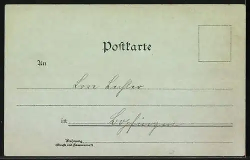 Lithographie München, Hofbräuhaus am Platzl in seiner neuen Art, Hofpartie