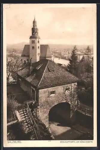 AK Salzburg, Monikapforte am Mönchsberg