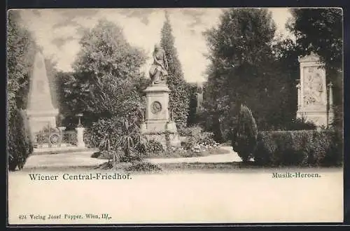 AK Wien, Wiener Zentralfriedhof, Musik-Heoen