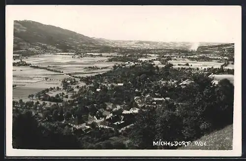 AK Micheldorf /O. Oe., Gesamtansicht mit Umgebung aus der Vogelschau