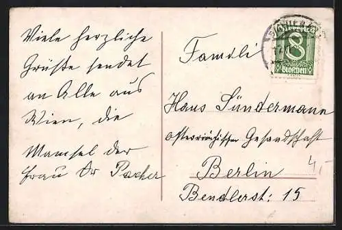 AK Wien, Hofoper mit Strasse u. Strassenbahn