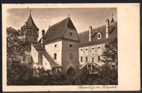 AK Rosenburg, Ansicht des Schlosses