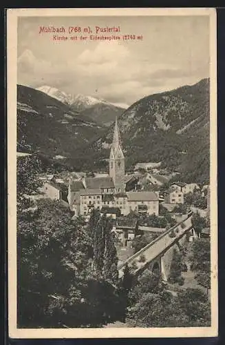 AK Mühlbach, Kirche mit der Eidechsspitze