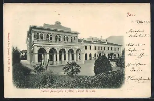 AK Arco, Salone Municipale e Hotel Casino di Cura, Panorama