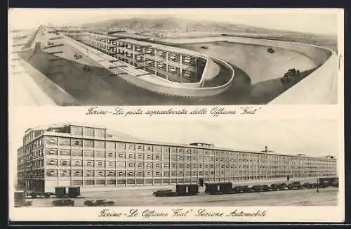 AK Torino, La pista sopraelevata delle Officine Fiat