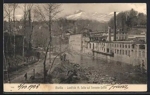 AK Biella, Lanificio M. Sella sul Torrente Cervo