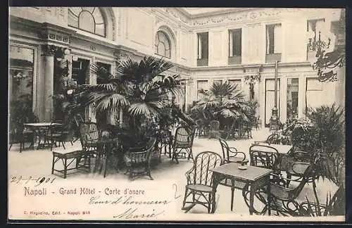 AK Napoli, Grand Hôtel, Corte d`onore