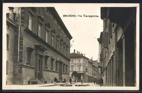 AK Bologna, Via Saragozza, Palazzo Albergati