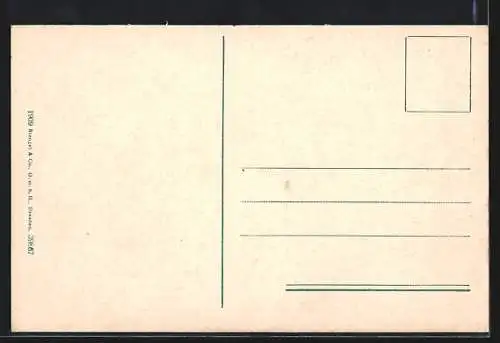 AK Campitello /Dolomitenstrasse, Ortsansicht geg. Langkofelgruppe