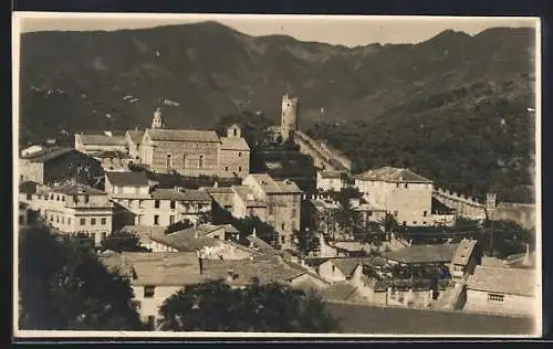 AK Levanto, Ortsansicht aus der Vogelschau