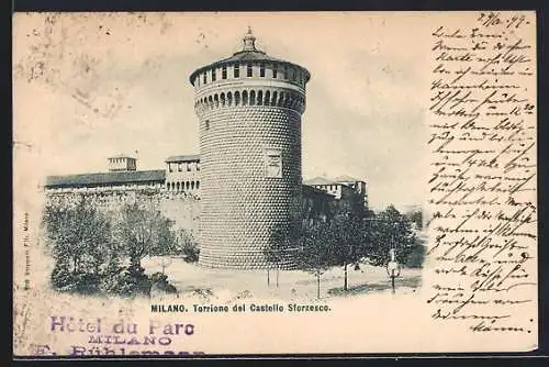 AK Milano, Torrione del Castello Sforzesco