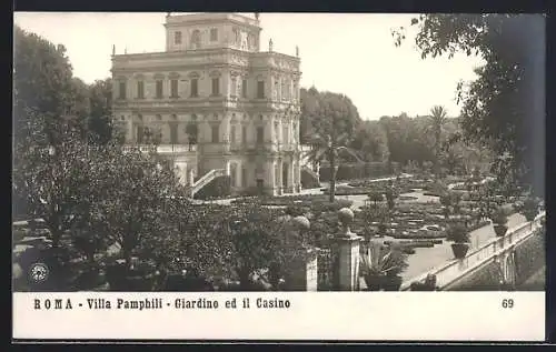 AK Roma, Villa Pamphili, Giardino ed il Casino