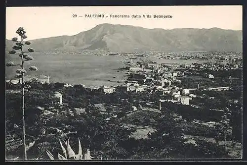 AK Palermo, Panorama dalla Villa Belmonte