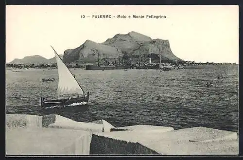 AK Palermo, Molo e Monte Pellegrino