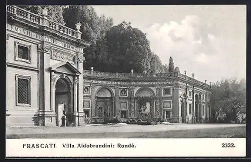 AK Frascati, Villa Aldobrandini, Rondò