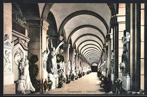 AK Genova, Camposanto, Galleria