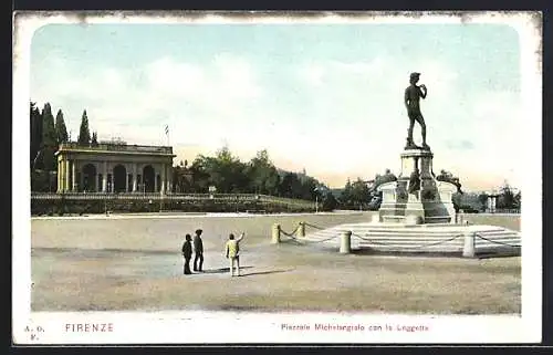 AK Firenze, Piazzale Michelangiolo con la Loggetta