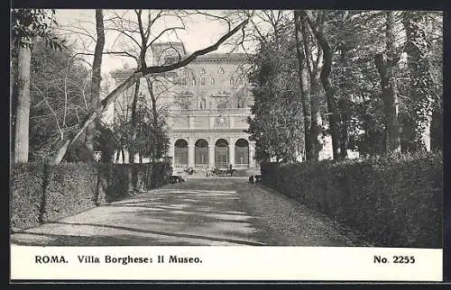 AK Roma, Villa Borghese, Il Museo