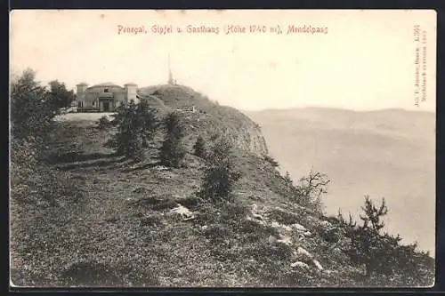 AK Mendelpass, Penegal Gipfel und Gasthaus