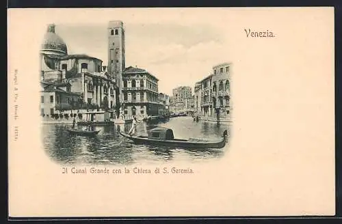 AK Venezia, Il Canal Grande con la Chiesa di S. Geremia