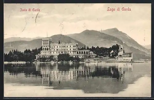 AK Isola di Garda /Lago di Garda, Veduta generale