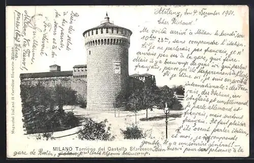 AK Milano, Torrione del Castello Sforzesco