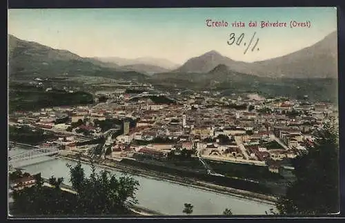 AK Trento, Vista dal Belvedere, Ovest