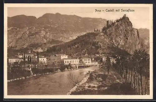AK Arco, Castell mit Sarcafluss