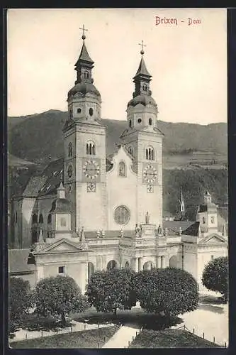 AK Bressanone, Duomo, Blick auf den Dom