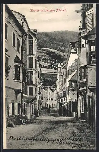 AK Sterzing, Strasse in der Altstadt