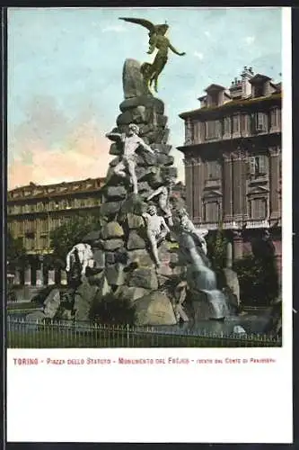AK Torino, Piazza dello Statuto & Monumento del Fréjus