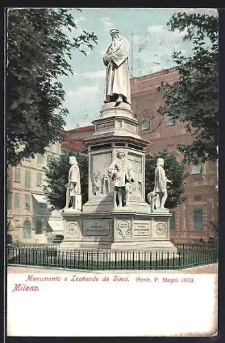 AK Milano, Monumento a Leonardo da Vinci