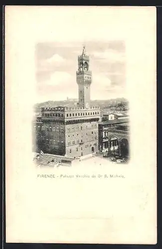 AK Firenze, Palazzo Vecchio da Or S. Michele