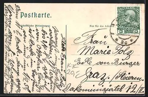 AK Meran, Gisela-Promenade und Hotel Meraner Hof
