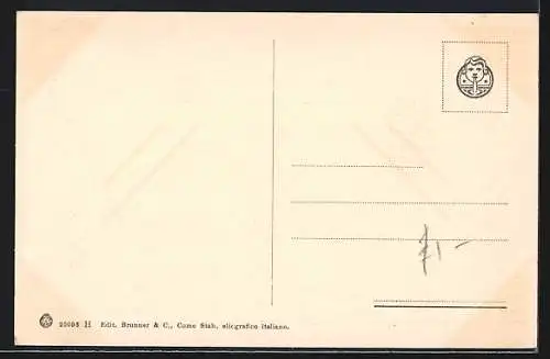 AK Cadenabbio /Lago di Como, Panorama mit Dampfer