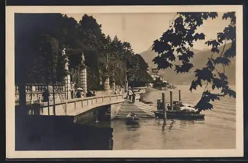 AK Tremezzo /Lago di Como, Villa Carlotta, Imbarcadero