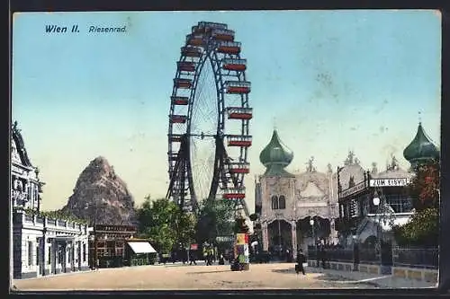 AK Wien, Riesenrad auf dem Prater