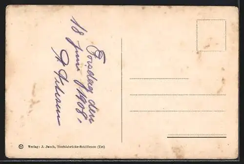 AK Reussfall, Blick auf den Reussfall bei der Teufelsbrücke